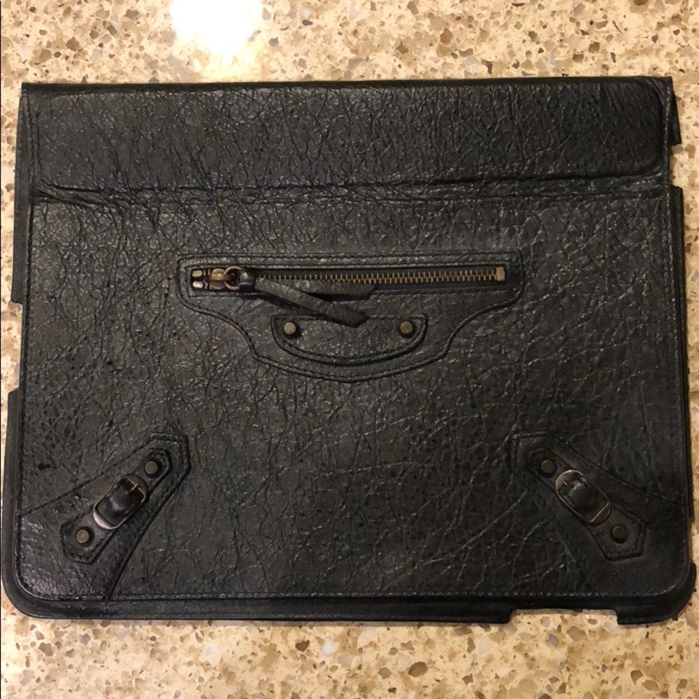 Balenciaga Black iPad case
